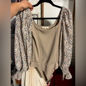 Floral bodysuit